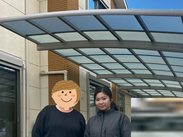 堺市中区　カーポート修理　I様写真